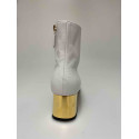 Bottes CHANEL T37  Collector guetres amovibles blanches