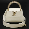 Mini Sac Capucine LOUIS VUITTON blanc neige