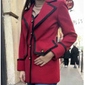 Veste LORIS AZZARO rouge 