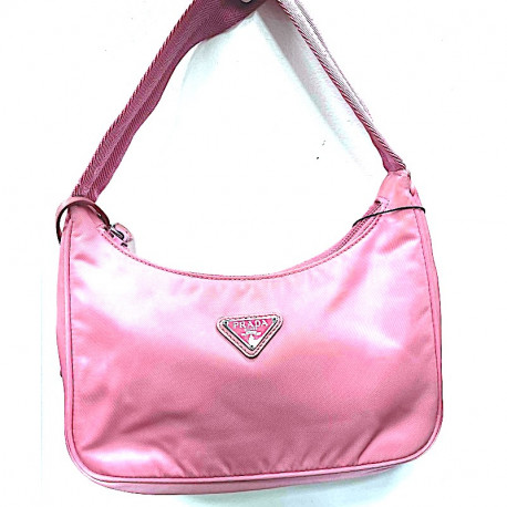 Sac nylon PRADA rose