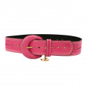 Ceinture YSL SAINT LAURENT cuir fuchsia