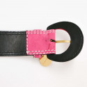 Ceinture YSL SAINT LAURENT cuir fuchsia