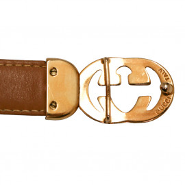 Ceinture T 80 GUCCI beige