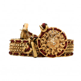 Ceinture CHANEL Couture tête de lion