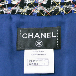 Ensemble tweed CHANEL bleu T40