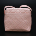 sac CHANEL cuir d'agneau rose