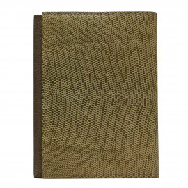 Porte agenda HERMES lezard vert