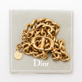 Collier CHRISTIAN DIOR doré