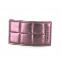 barrette CHANEL cuir violet