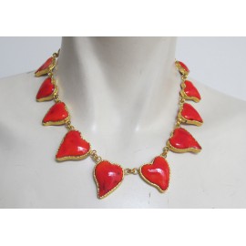 collier "HEARTS" MARGUERITE DE VALOIS