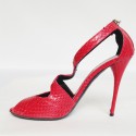 Escarpins LANVIN en python rose