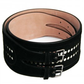 Ceinture ALAIA en veau velours noir