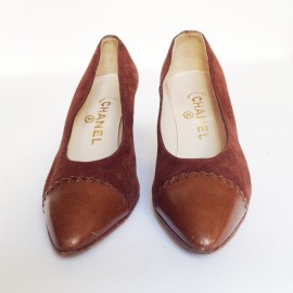 Escarpins CHANEL marron T 37