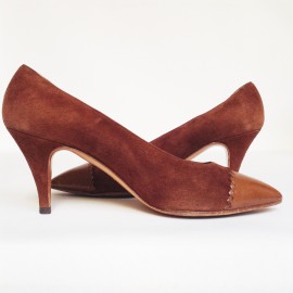 Escarpins CHANEL marron T 37