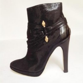 Boots ROBERTO CAVALLI T 40 noires