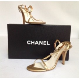 Sandales hautes CHANEL T39,5