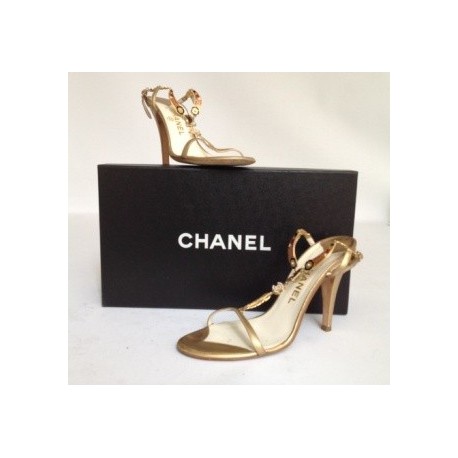 Sandales hautes CHANEL T39,5