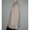 HERMES T 38 beige cotton jacket