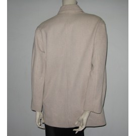 HERMES T 38 beige cotton jacket