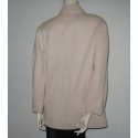 Manteau en coton beige HERMES