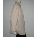 HERMES T 38 beige cotton jacket