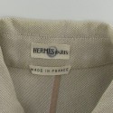 Manteau en coton beige HERMES