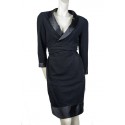 Robe CHANEL  t 42 laine et soie