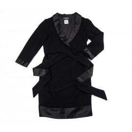 Robe CHANEL  t 42 laine et soie