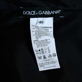 Robe de cocktail DOLCE & GABBANA T40 it dentelle noire 