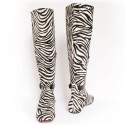 Bottes VALENTINO T 4.5 façon zebre