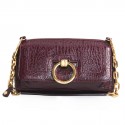 Sac pochette JIMMY CHOO lie de vin