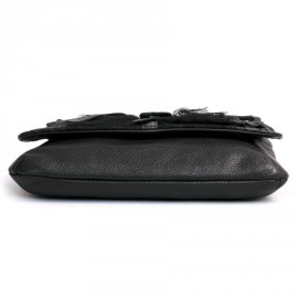 sc pochette Red VALENTINO cuir noir