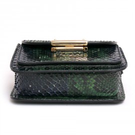 Sac BURBERRY en python dégradé de vert