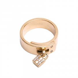 Bague HERMES  T 56 en or en diamants