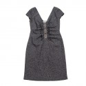 Robe VALENTINO  T38 en tweed et broderies