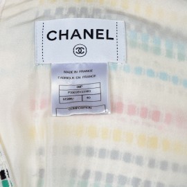 Robe CHANEL t 40 à sequins multicolore