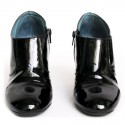 Mi-Boots t 36.5 CHANEL Black patent leather