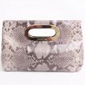 Pochette MICHAEL KORS en python gris