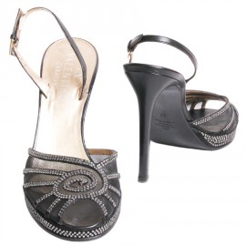 Escarpins VALENTINO T 37 noirs et strass