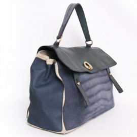 Sac "Muse II" YVES SAINT LAURENT tricolore