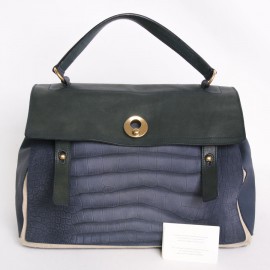 Sac "Muse II" YVES SAINT LAURENT tricolore