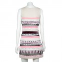 Robe CHANEL en cachemire et crochet T38