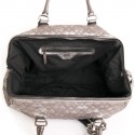 Bag bowling D & G DOLCE & GABBANA silver quilted leather