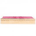 Bag clutch VICTORIA BECKHAM in python fushia and gold brass