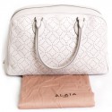 Bag Arabesque ALAIA studded Pearl gray