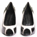 Escarpins PROENZA SCHOULER T 36.5 en bi matieres et tricolores 