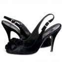 Escarpins GIAMBATTISTA VALLI  t38.5 en velours noir