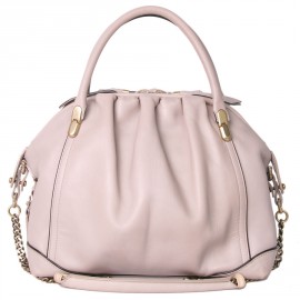 Sac NINA RICCI cuir rose vieilli