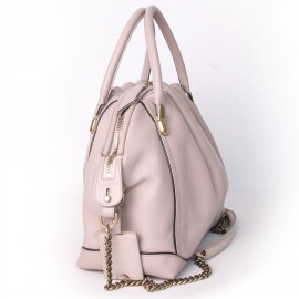 Sac NINA RICCI cuir rose vieilli