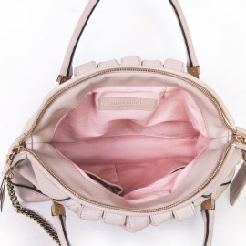 Sac NINA RICCI cuir rose vieilli